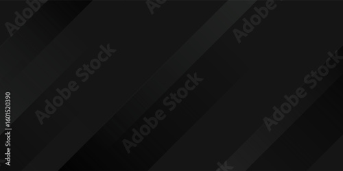 Black abstract background. Elegant dark diagonal shape elements.