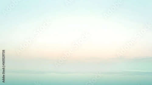 Serene light blue sky background with soft pastel colors ideal for dreamy and calming designs