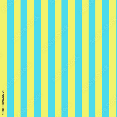 Refreshing Blue and Yellow Vertical Stripes Summer Background Pattern
