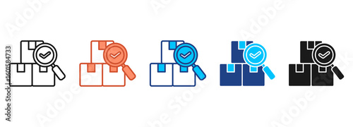 Control Icon Set Multiple Style Collection
