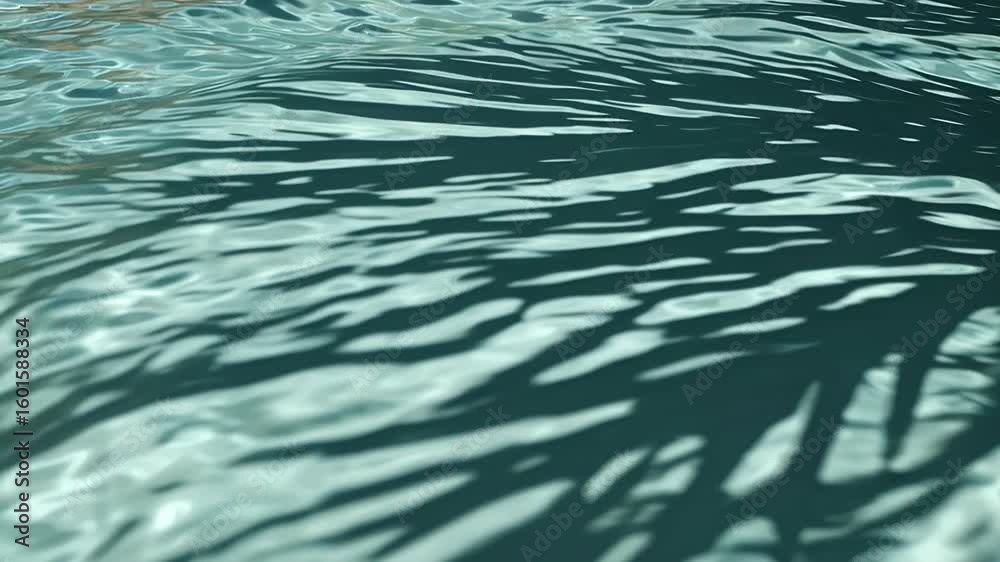 relaxing tropical themed animation 4K showing shadows palm leaves swaying over calm transparent water surface perfect summer holiday backgrounds minimalist beach lifestyle relaxing tropical themed animation 4K showing shadows palm leaves swaying over calm transparent water surface perfect summer holiday backgrounds minimalist beach lifestyle