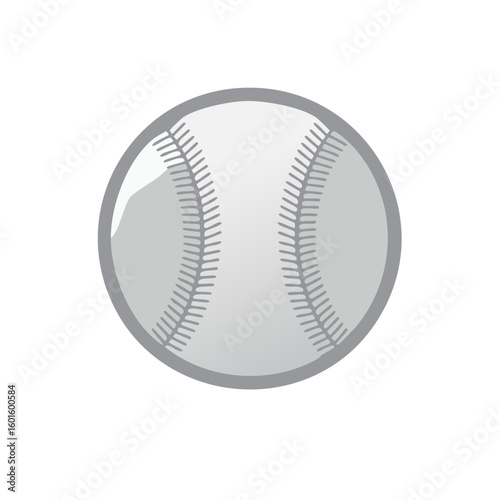 Baseball Ball Vector Illustration Sporting Equipment Icon Graphic Image