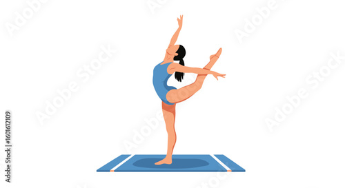 Graceful Dancer: A Study in Balance and Flexibility