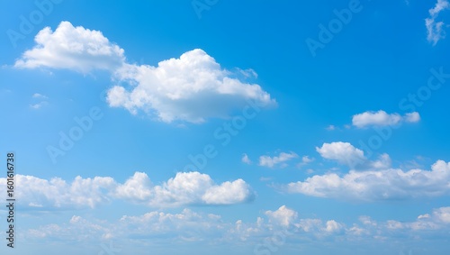 Download beautiful blue sky with fluffy white clouds stock photo free high resolution