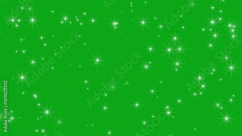 stars sparkle on green screen. magic flash or glitter motion explosion animated effect. sparkling stars Shine animation. Twinkling stars animation, patriotic US American holidays. 
