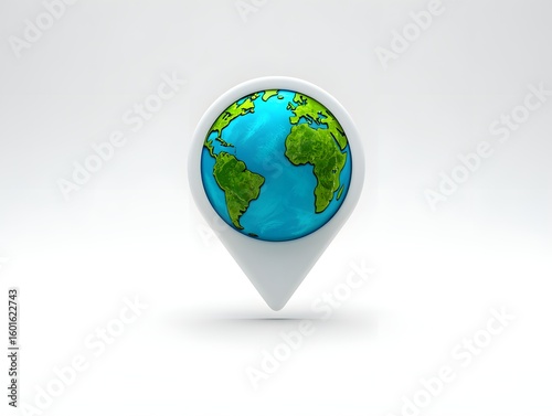 Find your location global map pin icon travel destination world earth gps navigation