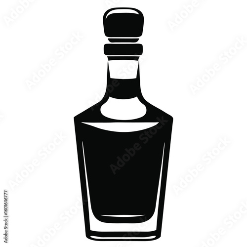 Vector Illustration of a bottle
