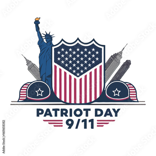 Colorful Patriot Day Vector Art – Vibrant Tribute Designs for 9/11