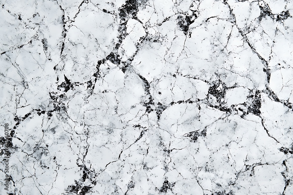 Fototapeta premium White marble texture background with natural pattern. Elegant stone surface wallpaper