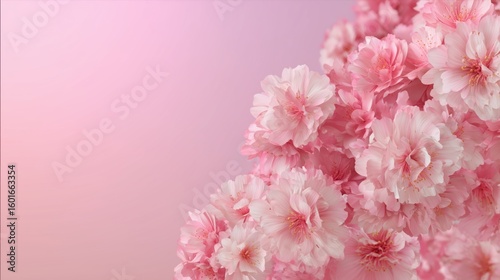 Wallpaper Mural Cherry blossoms bloom in soft pink hues, creating a serene and peaceful atmosphere in spring. Torontodigital.ca