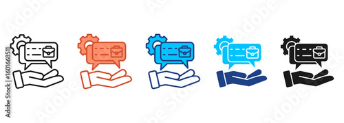 Advice Icon Set Multiple Style Collection