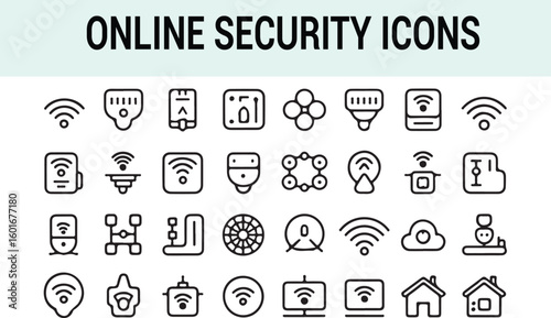 Online Security Icons Collection