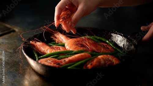 Delicious Shrimp Dish with Green Beans