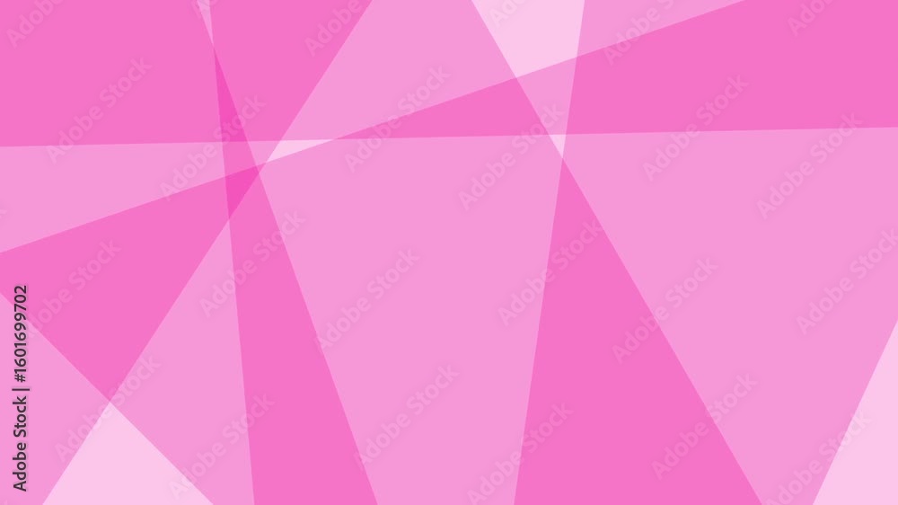 Abstract Pink Polygon Background with Transparent Layers