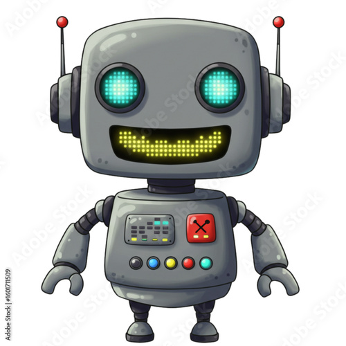 cartoon robot ai