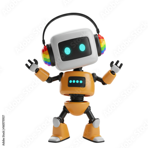 cartoon robot ai