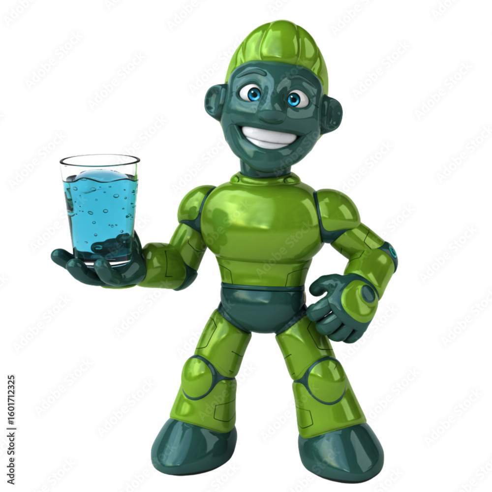 cartoon robot ai