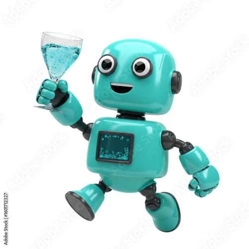 cartoon robot ai