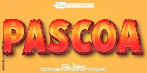 Joyful and Colorful Easter Festival Vector Editable Text Effect Template