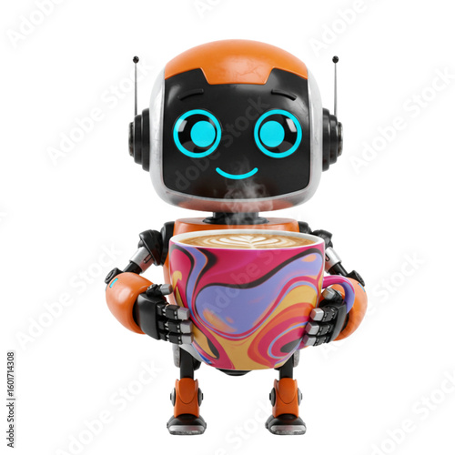 cartoon robot ai