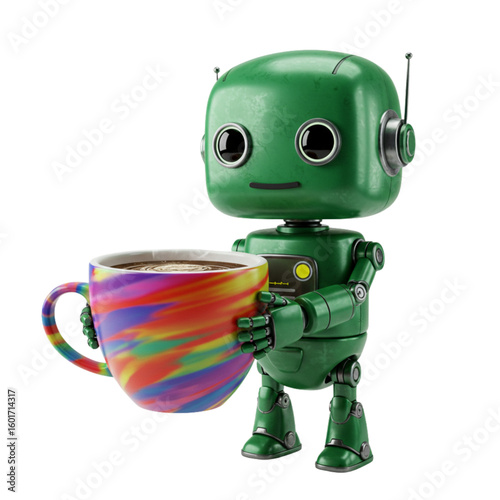 cartoon robot ai