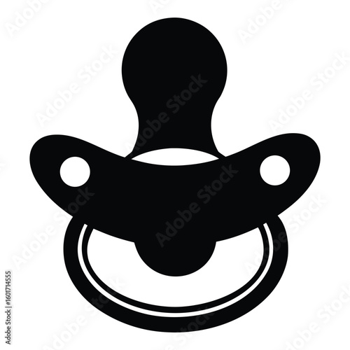 baby pacifier isolated 