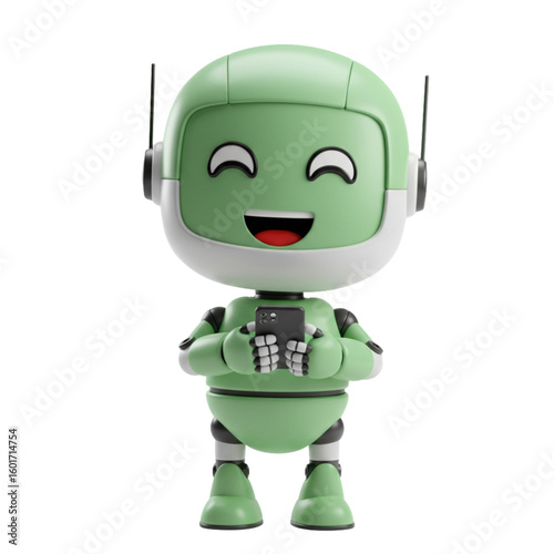 cartoon robot ai