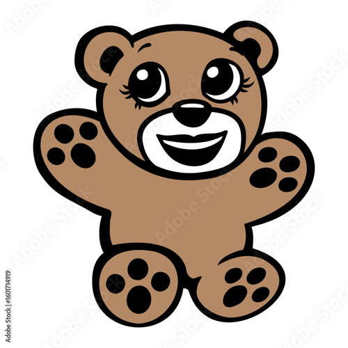 Bear Girl Happy Teddy Cute Beautiful Woman Grizzly