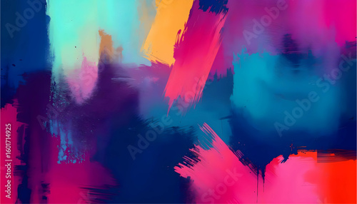 Vortex of Emotion — Bold Brushstrokes in Motion