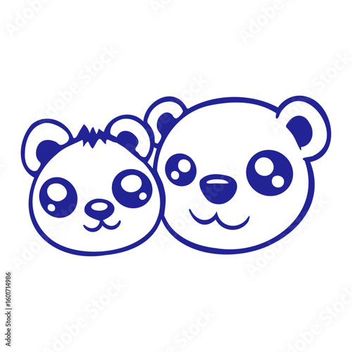 2 Bear Friends Team Love Child Dad Mom Family