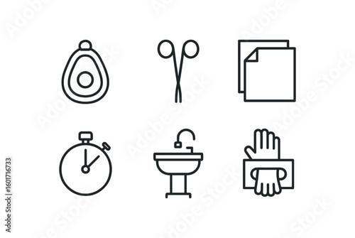 straight perfect stroke icon mono icons style isolated suron anesthesia mask suron forceps suron drape pack suron countdown timer suron scb sink suron glove dispenser