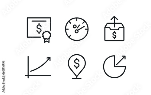 straight perfect stroke icon mono icons style isolated share dividend bond share percenta dial share portfolio slot share yield curve share split marker share slice gau