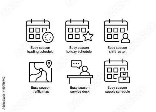 straight perfect stroke icon mono icons style isolated busy season loading schedule busy season holiday schedule busy season roster busy season traffic map busy season service desk busy