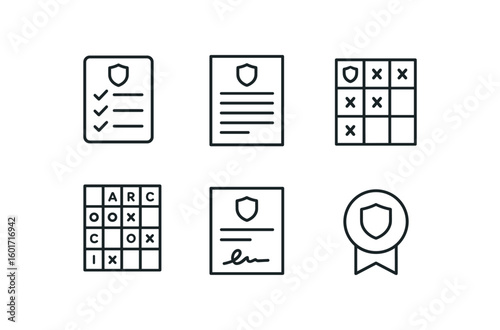 straight perfect stroke icon mono icons style isolated responsibility checklist responsibility report form responsibility matri responsibility assignment chart responsibility sheet