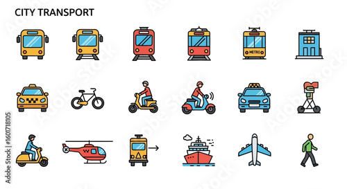 Elderly Care Services & Support Icons