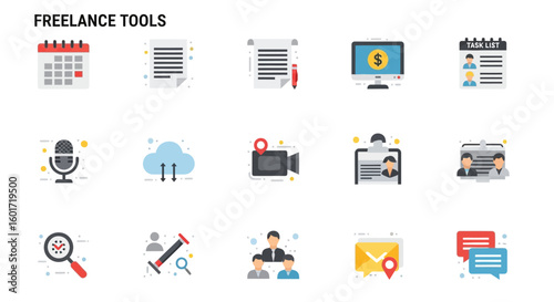 Elderly Care Services & Support Icons