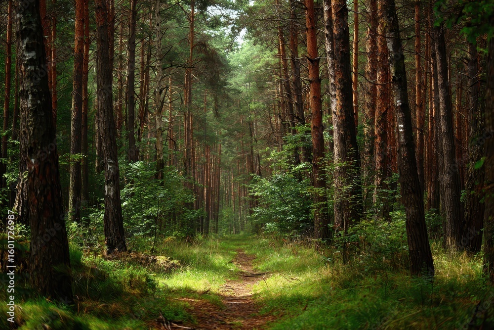 Fototapeta premium Belarusian and Russian forest landscapes