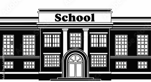 Black and white school