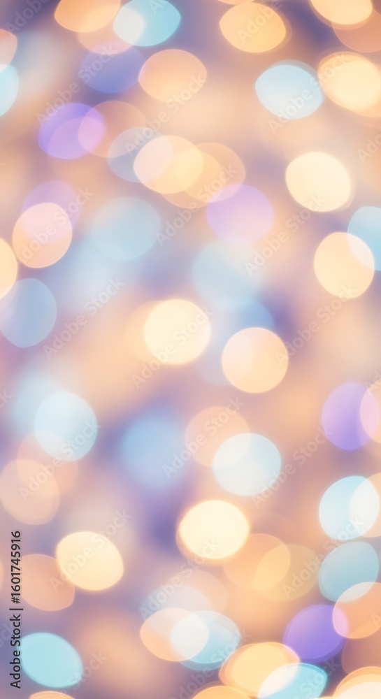 Fototapeta premium Abstract Bokeh Background with Soft Pastel Colors for Festive Celebrations