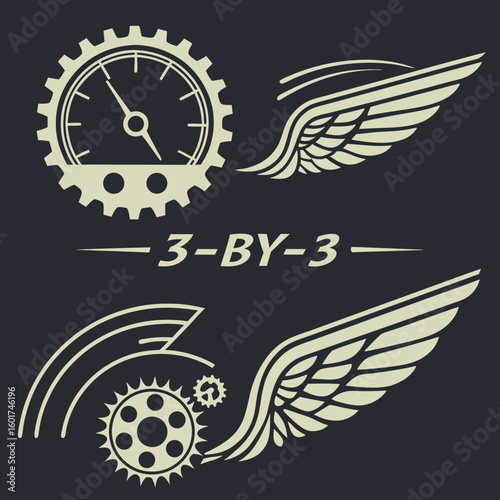 racing emblem design