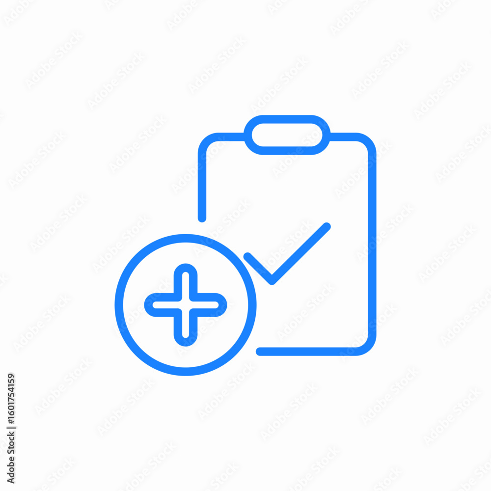 Obraz premium adding check list icon sign vector