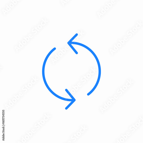 change exchange icon sign vector