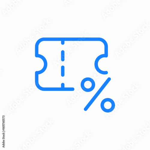 discount coupon icon sign vector