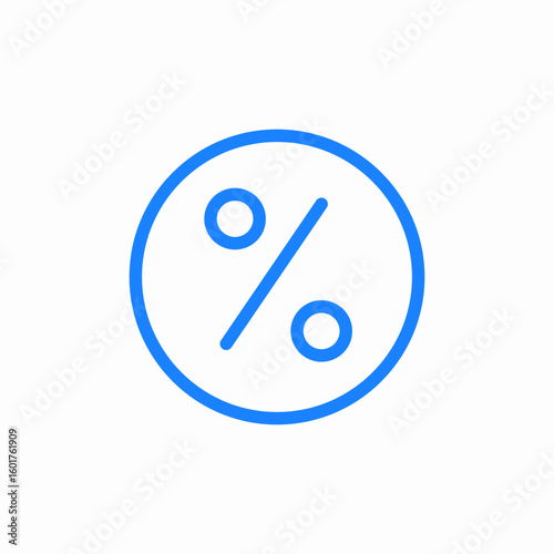percentage discount icon sign vector