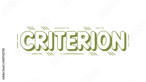 Criterion.