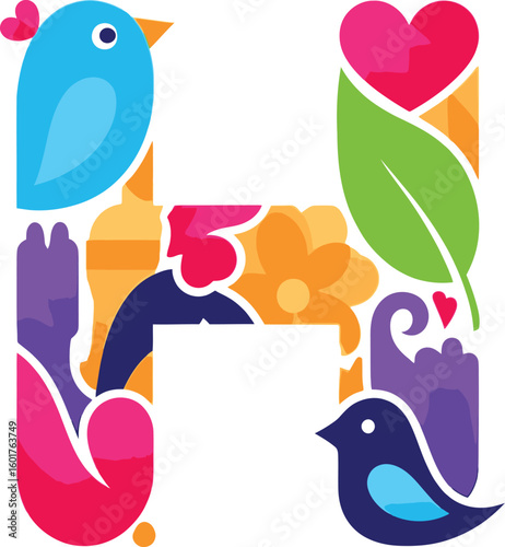 ChatGPT said:
🌸 NATURE-INSPIRED "H"! This AI-crafted “H” blooms with love, birds & vibrant floral charm—perfect for eco, kids & spring-themed projects! 💖Add joy to your designs—download now!