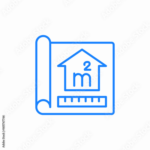 floor plan icon sign vector