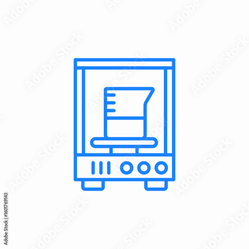laboratory equipment transport icon sign vector