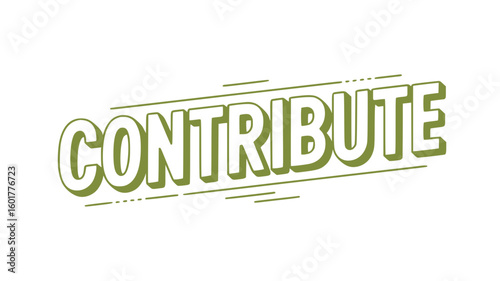 Contribute.