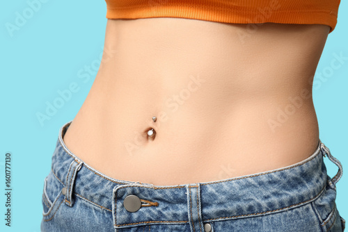 Beautiful young woman with ...